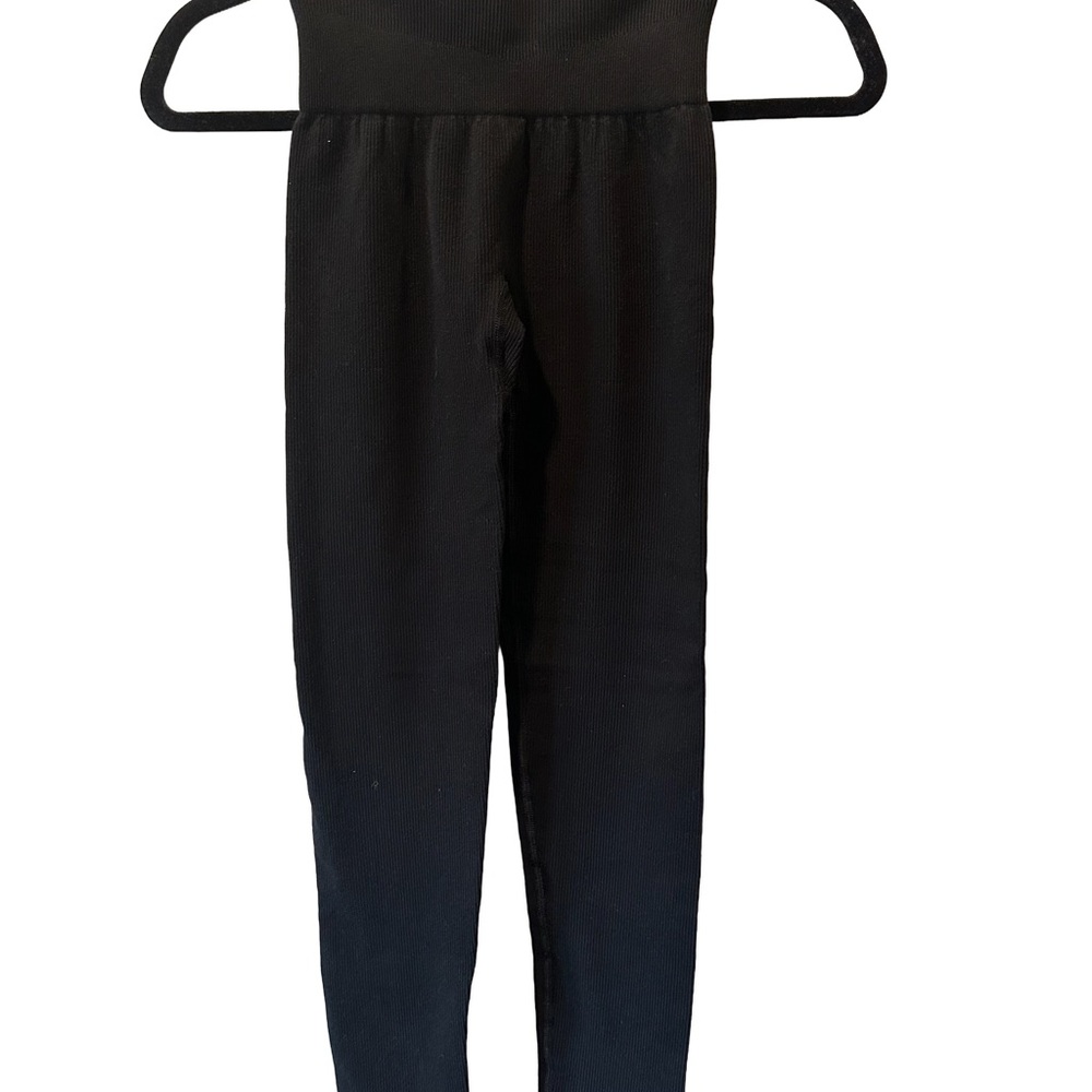 Organic Basics Classic Black Kids Leggings